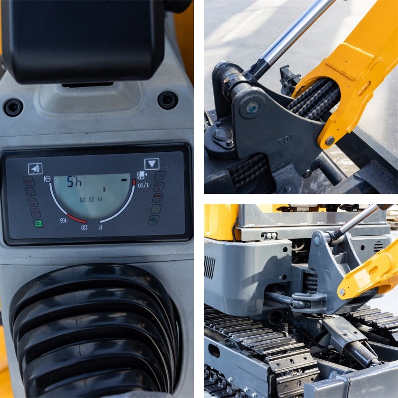 2.2 Ton Small Hydraulic Excavator With 780mm / 1090mm Track Gauge