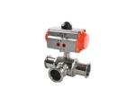 DN25 Industry Intelligent Sanitary Control Valves With Welded