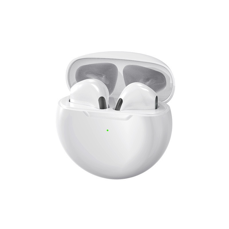 Stereo Wireless Mobile Phone Earphone Handsfree 300mAh Noise Cancelling Airs Pro 6