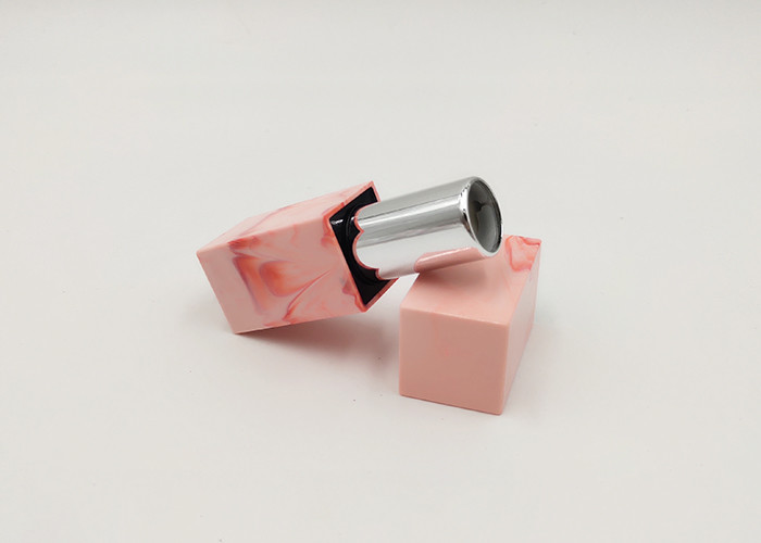 Luxury Square Custom Lipstick Tubes 12.1mm Caliber Cosmetic Packaging