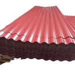 Prepainted Color Coated Zinc Aluminium GI Iron Corrugated Steel Roofing Sheet
