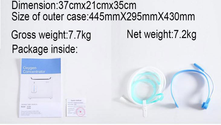 Electric Portable Oxygen Concentrator with oxygen concentration 93% hot selling