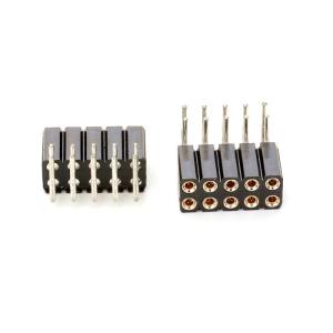 Wholesale 2.0MM Pitch 2x5P Female Round Pin Right Angle DIP Connector from china suppliers