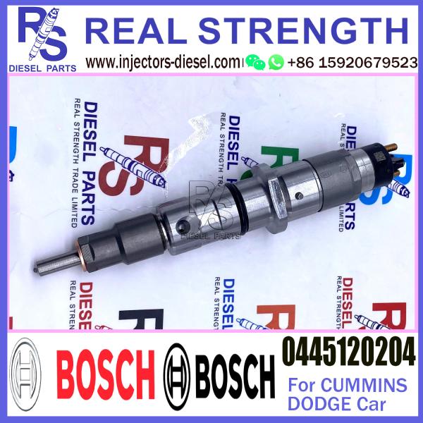 Genuine common rail injector 0445120161 0445120204 0445120267 For CUMMINS ISDE