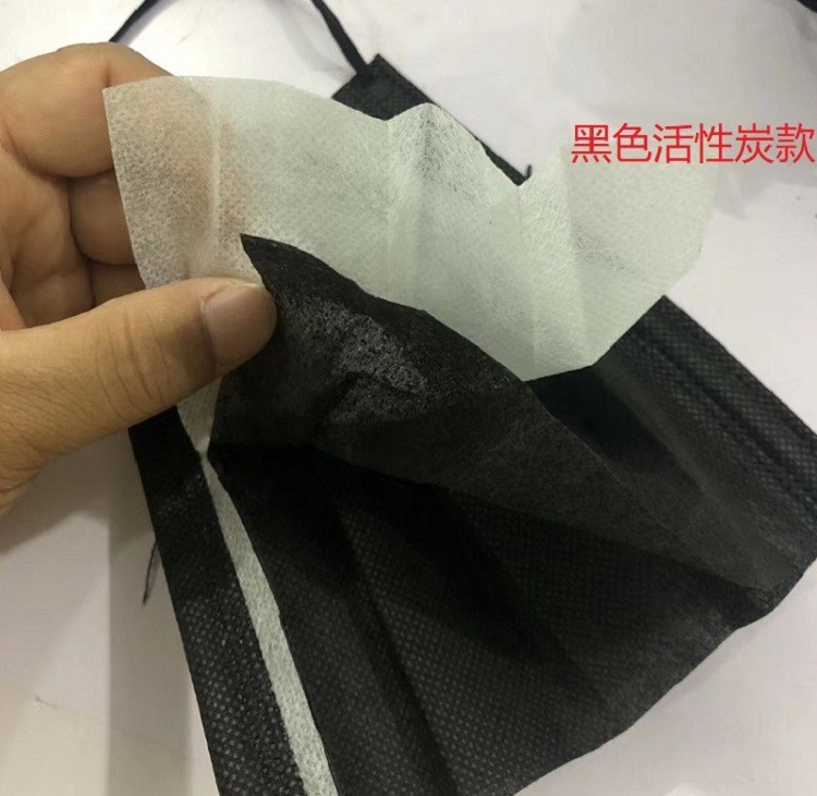 White Blue Green Pink Black Colorful Earloop Non-woven 3 Ply Disposable Face Mask