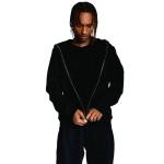 Mens Hoodies Custom Logo on Face Chest Embroidery Design Slim Body Heavy Weight
