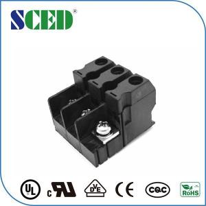 Wholesale 3 Pin Feed Through Terminal Block Pitch 12.7mm 600V PC Black from china suppliers