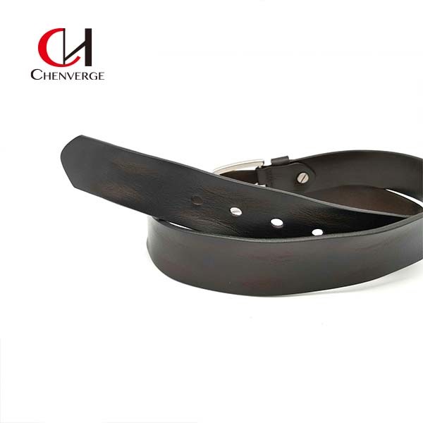 Durable Mens Genuine Leather Belt Width 3.8cm Antiwear Multipurpose
