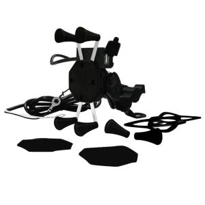 Wholesale 3-6.5 Inch Gps Phone Holder , 5V 2.5A Wireless Charging Motorcycle Phone Mount from china suppliers
