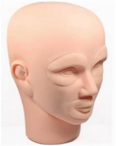 Wholesale 3D Mannequin Head with Inserts Eyes and lip practice skin with removal eyes and lip from china suppliers