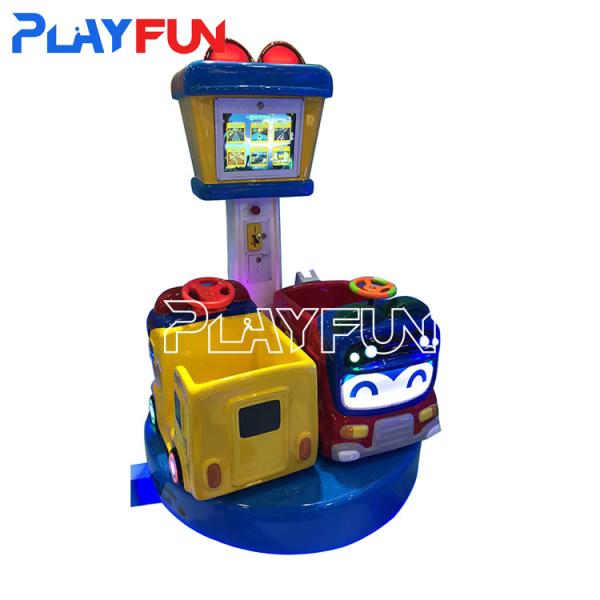 Playfun smart and cute design Gogo beep 2 players kiddie ride kiddie swing