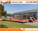 Large 0.55 mm PVC Tarpaulin Inflatable Football Pitch Arena Inflatable Soccer