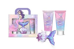 Wholesale Custom Ladies Bath Gift Sets Body Wash And Mermaid Hairpin Body Skin Care Set from china suppliers