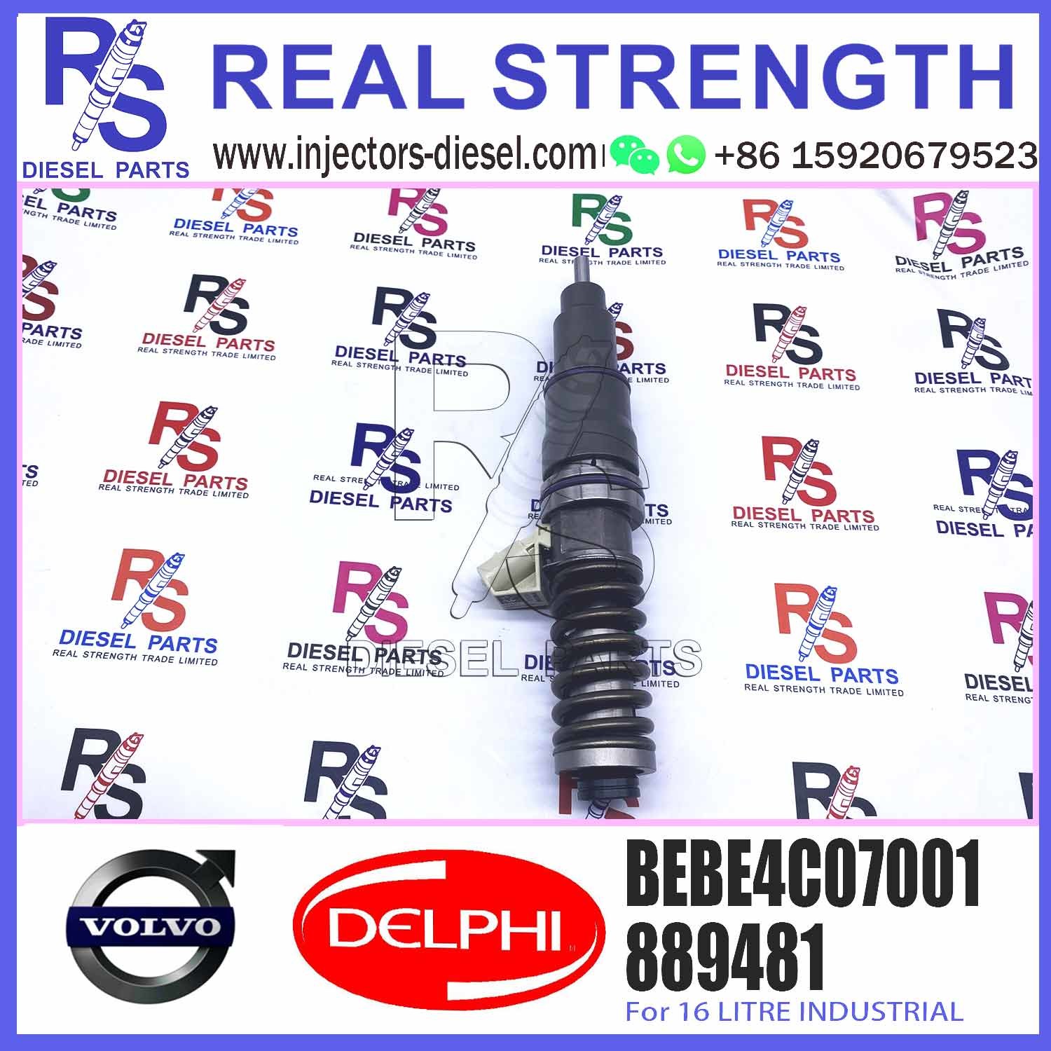 Fuel Injector 3829087 3803637 3803638 889481 BEBE4C08001 BEBE4C07001 for V-O-L-V Penta Unit Injection Pump D16 TAD1641VE