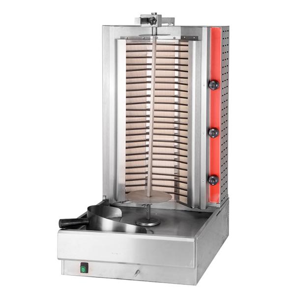 Commercial Electric Shawarma Machine with Stainless Steel Body and 220-240V