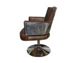 Circular Base Aviator Leather Office Chair