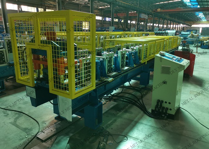 Prepainted Sheet 1250mm 480v Roofing Forming Machine Touch Screen Control