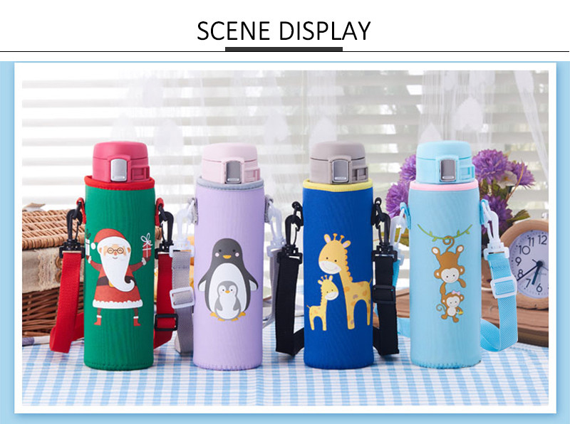 Foldable L6.5*H14cm Neoprene Drink Bottle Covers