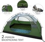 Hiking Camping Tent, Tent Suitable for Outdoor, Hiking, Glamping, Outdoor