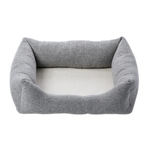 Wholesale OEM ODM Pet Products FiberEVA Checkered Rectangle Linen Dog Beds from china suppliers