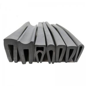 China Flexible Rubber Edge Trims for Glass or Metal Sheets U Profile EPDM or PVC Extrusion on sale