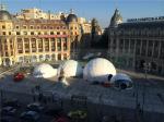 Construction Of Big Geodesic Dome Tent , Steel Structure Outdoor Dome Tent