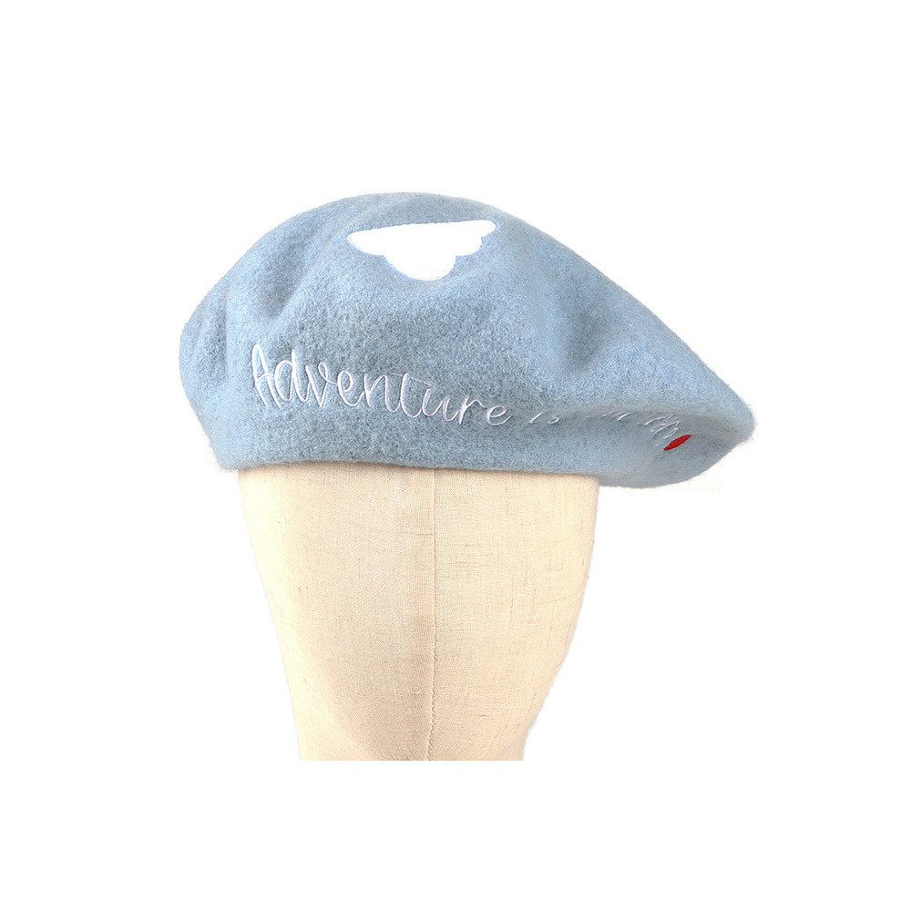 Multi Color Women Beret Cap Hat 3D Embroidery ECO Printing OEM