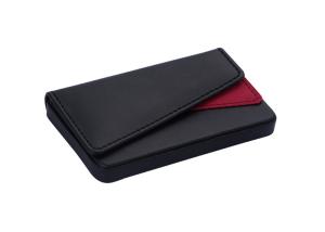 Wholesale Magnetic Closure Personalised Card Holder Fabric PU Leather Card Case from china suppliers