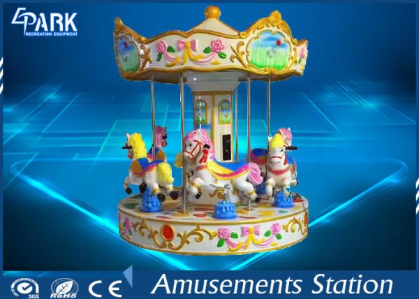 Fiberglass Kiddy Ride Horse Carousel Ride Outdoor Playgroud Amusement Park