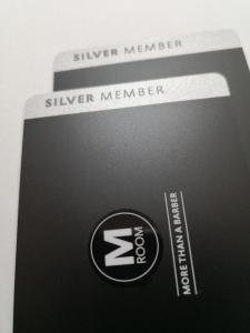 Wholesale Silver Metallic PVC Business Cards With Glossy UV Customized Logo from china suppliers