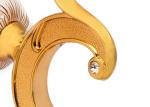 Towel Shelf Brass / Zinc Alloy Gold bathroom supplies 1861g for Family bathroom