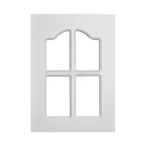 Wholesale Glass Kitchen Classic Cabinet Doors White Color 338 * 600mm With 15mm Thickness from china suppliers