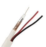 305m RG59 with Power CCTV Camera Rg59 2c Siamese Coaxial Communication Cable