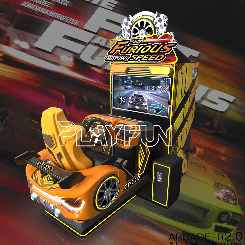 Poland Popular Luxury Cruising Blast Red Simulator Racing Car Driving Coin Operated Cruis'n Blast Arcade Drive Game Machine
