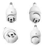 3MP Cctv Bulb Camera 360 Panoramic Tuya Smart CCTV Video Surveillance