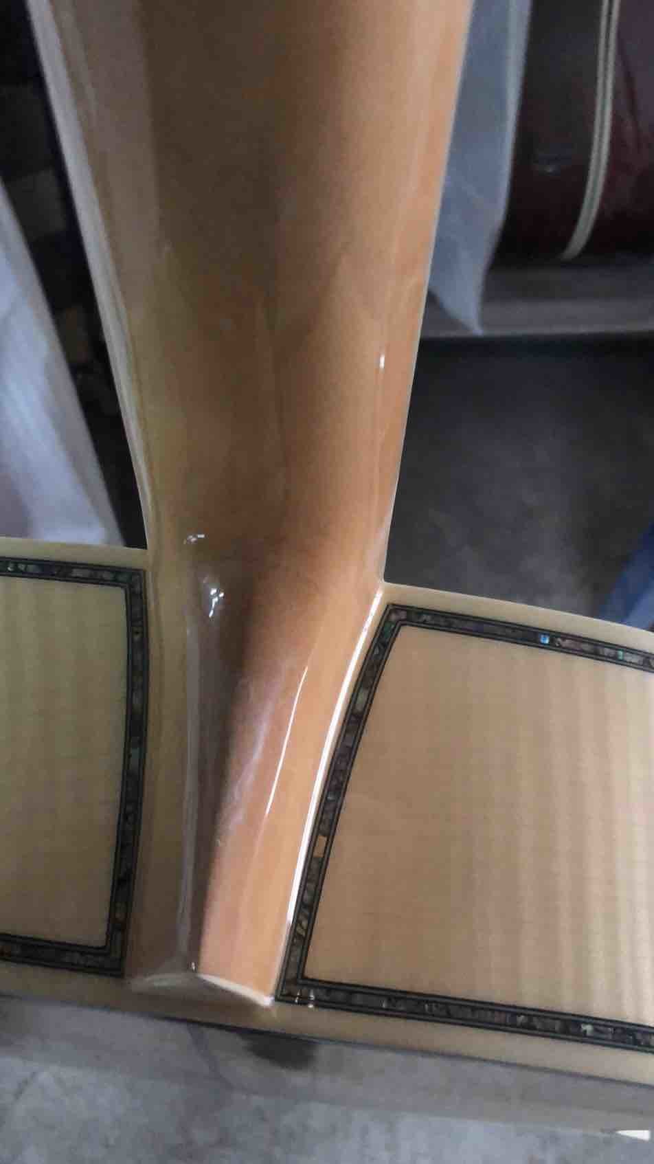 MT Flamed All Solid Abalone Acoustic Guitar