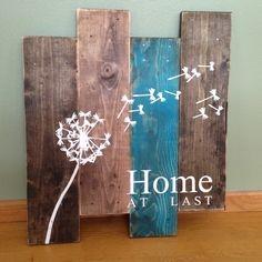 Wholesale Lightweight Wood Pallet Plaque , Economic Pallet Art Sayings WP0107 from china suppliers