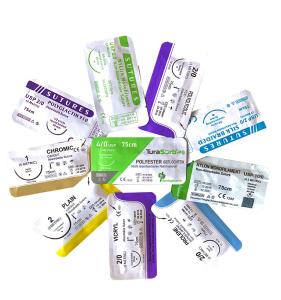 Wholesale Surgical Chromic Catgut PGA910 Silk Nylon Polypropylene Suture from china suppliers