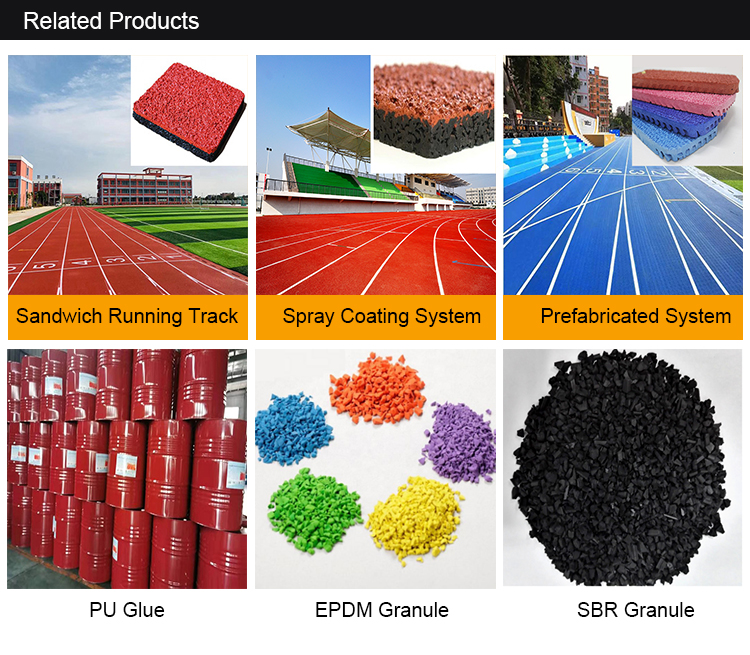 Jogging Track Paint Tartan Running Track Sport Surface Cement Concrete
