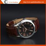 021AR Fashion Business Wacth for Man Leather Band Big Dia OEM Watches Quartz