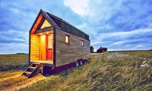 Wholesale Single Family Light Steel Prefab Modular Home Tiny House on Wheels Micro Mobile Unit from china suppliers