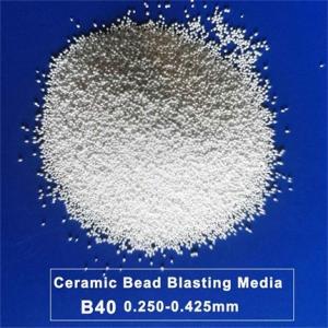 Wholesale JZB40 Ceramic Blasting Media Zirconium Silicate Beads For Light Metal Alloy from china suppliers