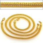 Korean Fishbone chain New Trendy Suitable for men and women Jewelry 18K Real