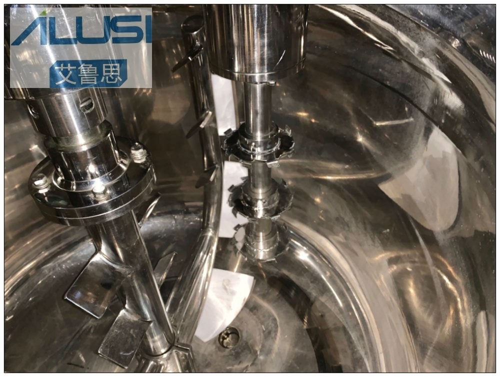 500L Cosmetic Toothpaste Production Line, 1 - 65 r.p.m Toothpaste Emulsifier Making Machine