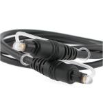 3 Feet Optical Digital Audio Cable For CD Players , DVD And Pro Audio Cards