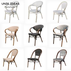 Wholesale Black And White Rattan Chair Outdoor Garden Furniture High Temperature Resistance 2.5mm from china suppliers