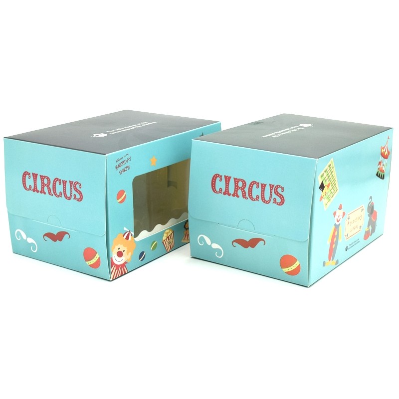Food Packaging Paperboard Box Eco Friendly Cake Box Bakery Food CMYK/Pantone Print