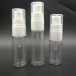 Round 30ml 1.06oz Neck 20mm Pet Sprayer Bottle Thick Wall Clear Color