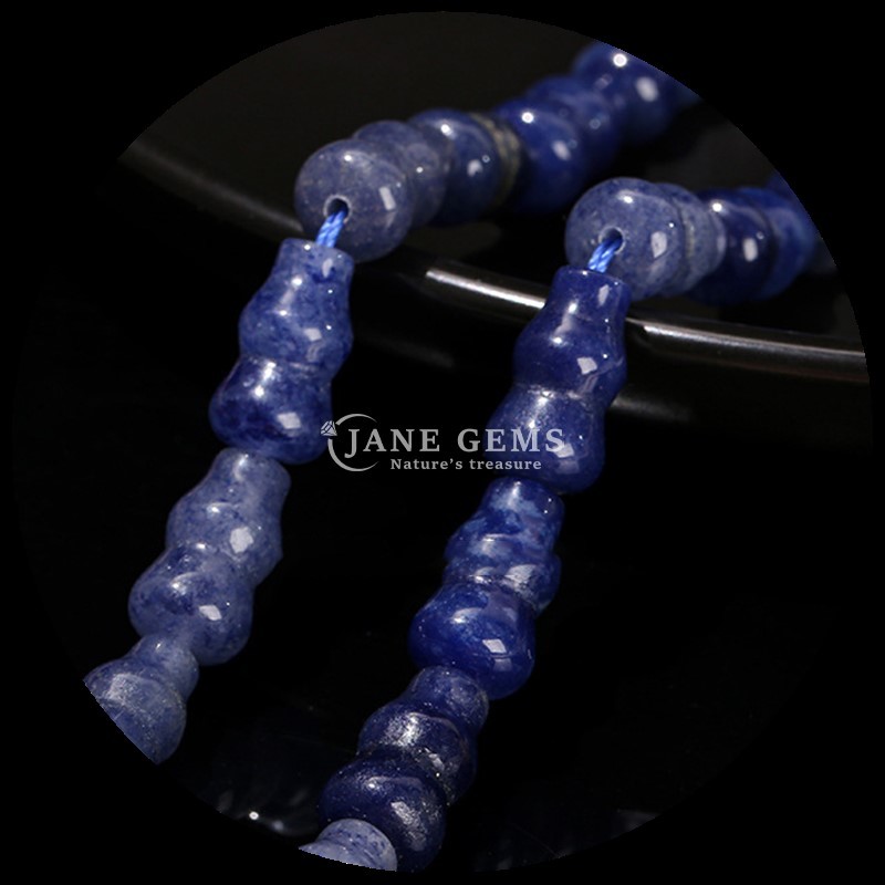 Gourd Shape Beads Crystal Gemstone Vase Shape Loose Bead Strands for DIY Jewelry Making