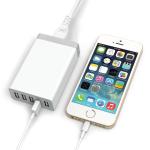 50W 6 Port USB Desktop Charger 5V 10A Intelligent IC